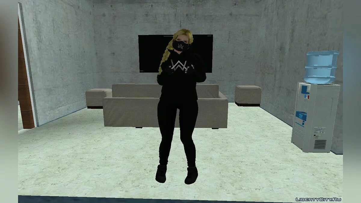 Хелена Дуглас из DOA в стиле Алана Уокера / GTA San Andreas