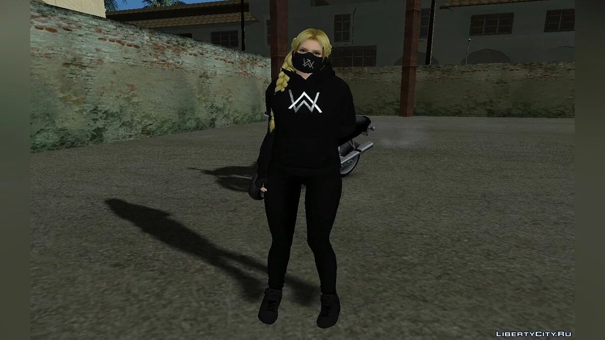 Хелена Дуглас из DOA в стиле Алана Уокера / GTA San Andreas