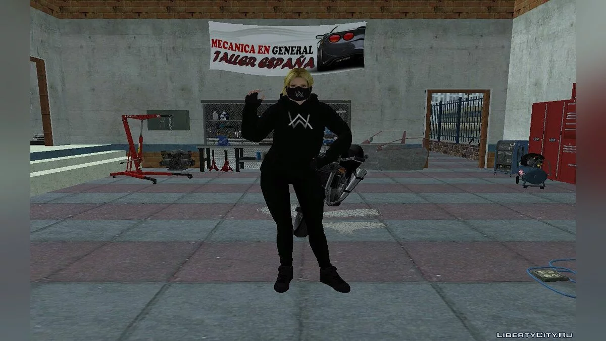 Хелена Дуглас из DOA в стиле Алана Уокера / GTA San Andreas