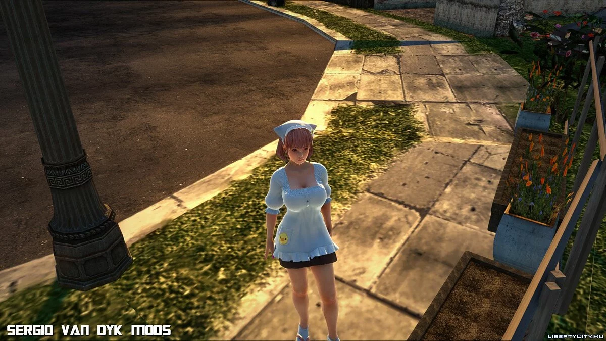 Honoka - Hohoemi Biyori SSR from Dead or Alive Xtreme Venus Vacation / GTA San Andreas