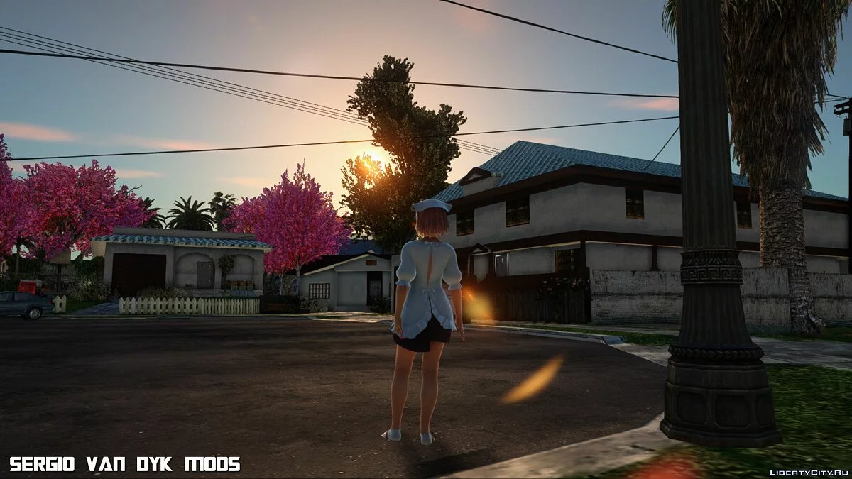 Honoka - Hohoemi Biyori SSR from Dead or Alive Xtreme Venus Vacation / GTA San Andreas