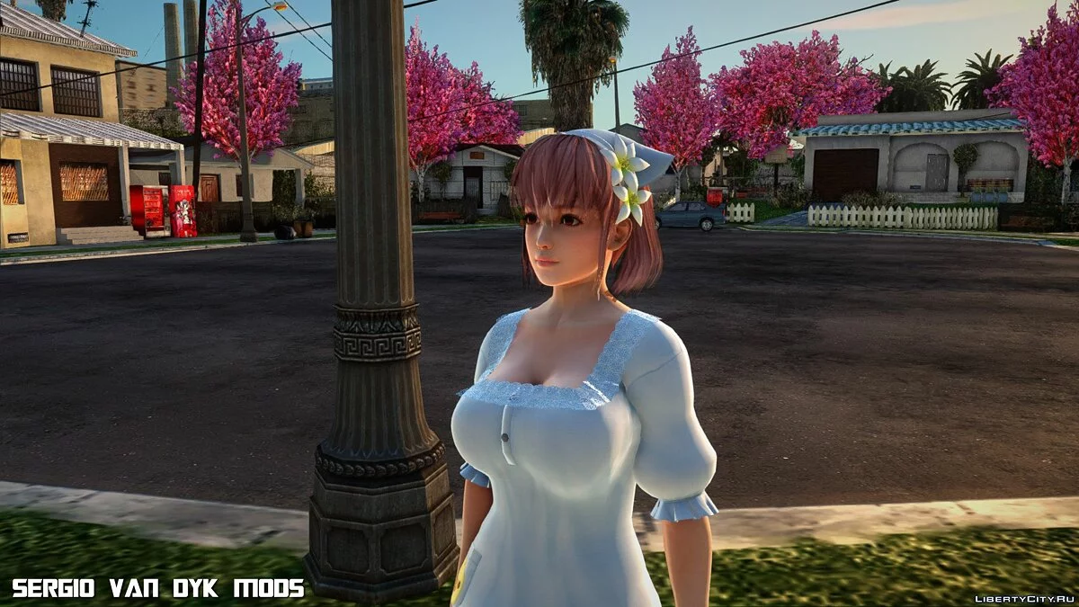 Honoka - Hohoemi Biyori SSR from Dead or Alive Xtreme Venus Vacation / GTA San Andreas