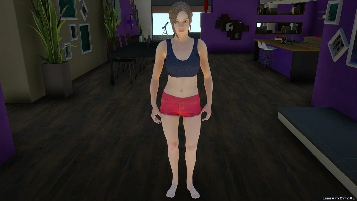 Claire Redfield from Resident Evil 2 / GTA San Andreas