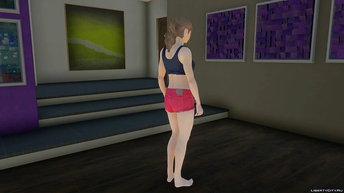 Claire Redfield from Resident Evil 2 / GTA San Andreas