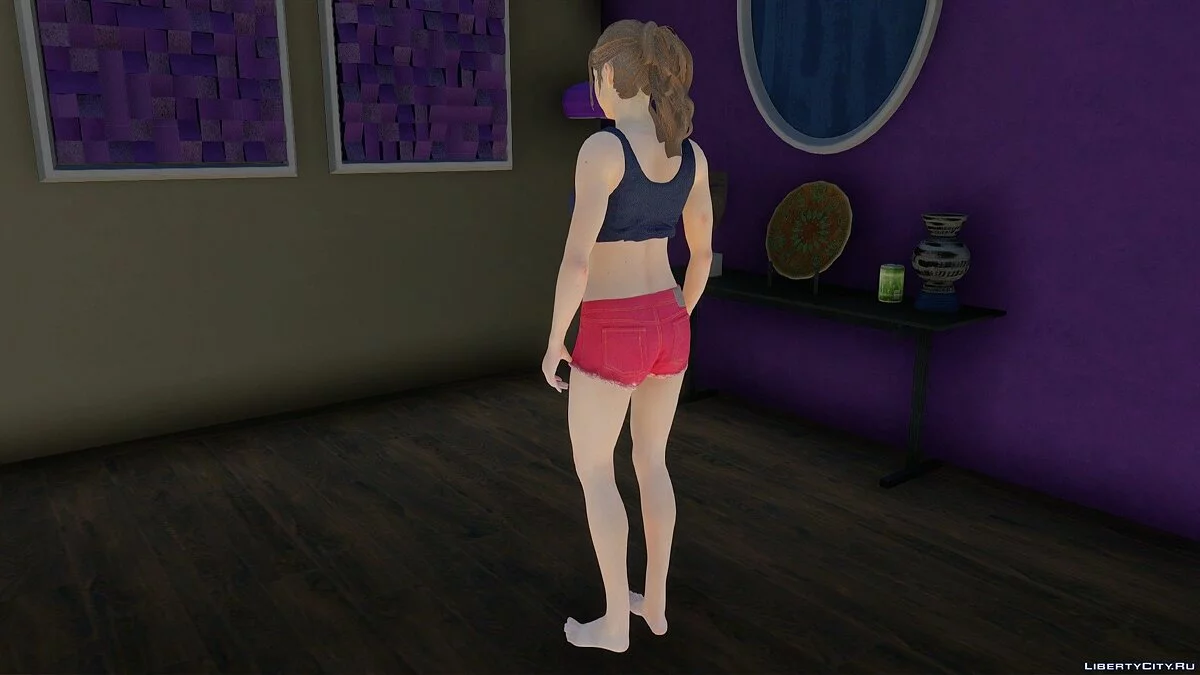 Claire Redfield from Resident Evil 2 / GTA San Andreas