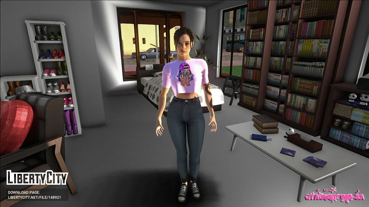 Claire Redfield in Freizeitkleidung / GTA San Andreas