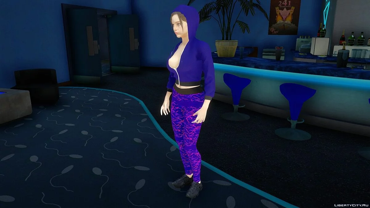 Claire Redfield in Sportswear / GTA San Andreas