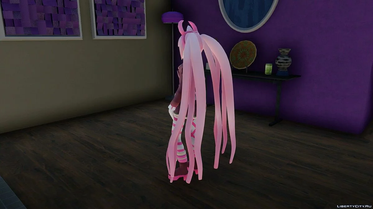 Kotoko Utsugi de Danganronpa Another Episode: Ultra Despair Girls / GTA San Andreas