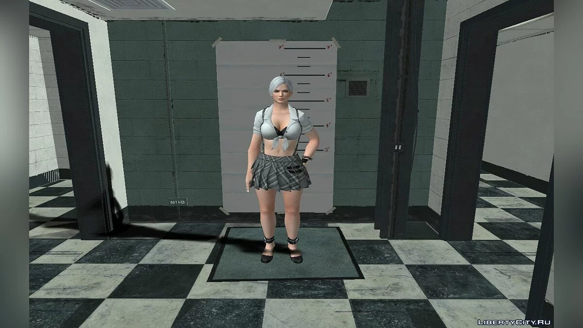 Christie de DOA en uniforme scolaire / GTA San Andreas