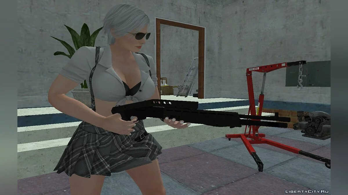 Christie de DOA en uniforme scolaire / GTA San Andreas
