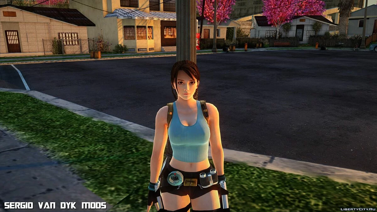 古墓丽影周年纪念版的劳拉·克劳福特(Kasumi) / GTA San Andreas