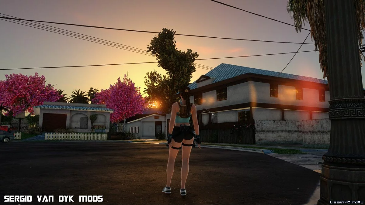 古墓丽影周年纪念版的劳拉·克劳福特(Kasumi) / GTA San Andreas