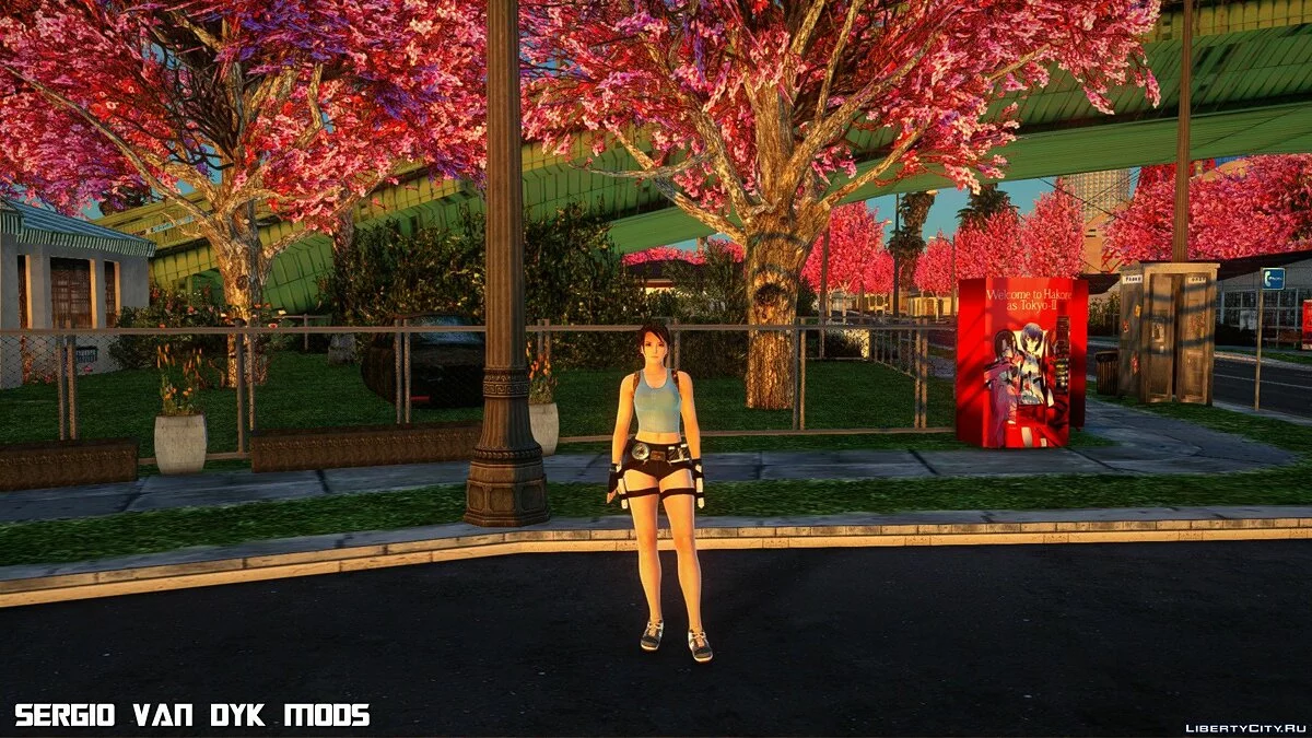 古墓丽影周年纪念版的劳拉·克劳福特(Kasumi) / GTA San Andreas