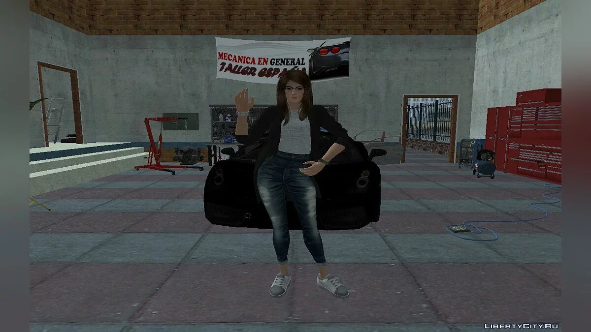 Lei Fang de DOA em um traje coreano estiloso / GTA San Andreas