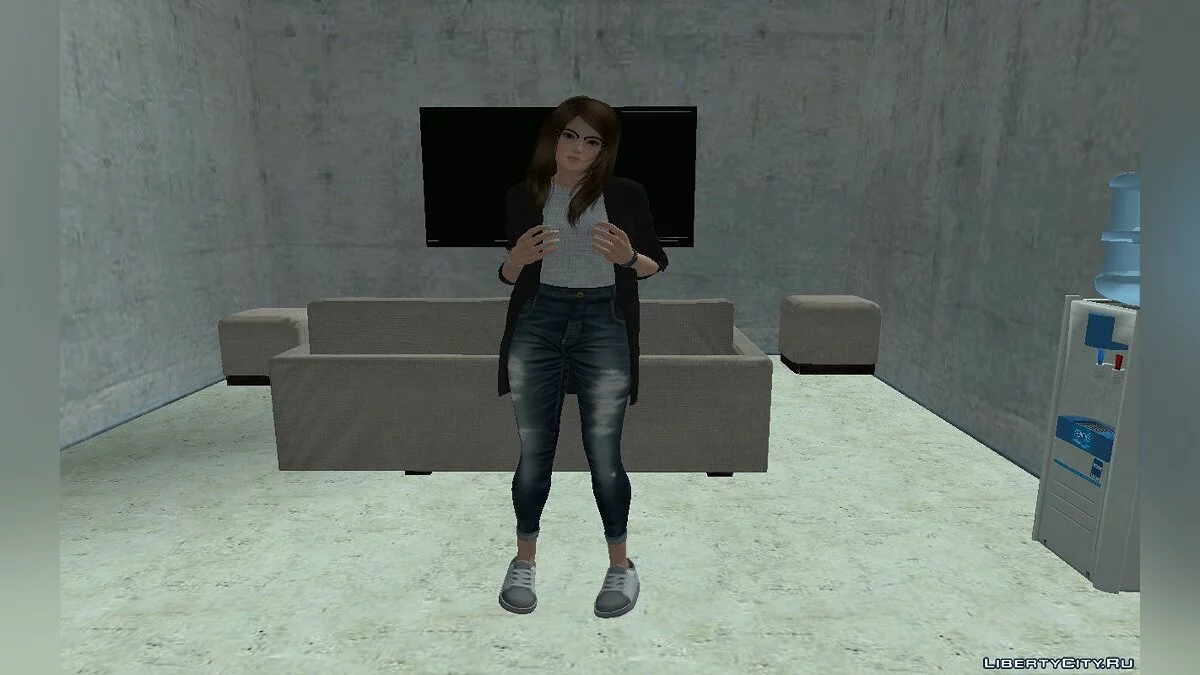 Lei Fang de DOA em um traje coreano estiloso / GTA San Andreas