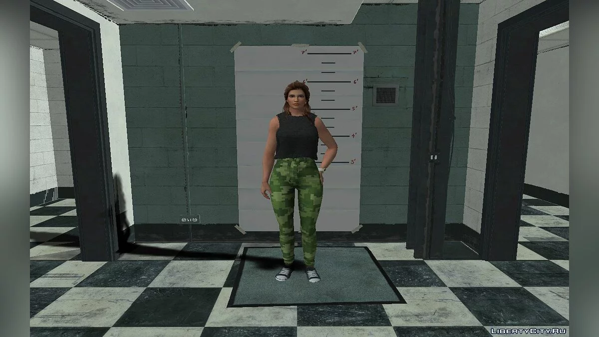 Лиза Хэмилтон из DOA в стильном повседневном наряде / GTA San Andreas