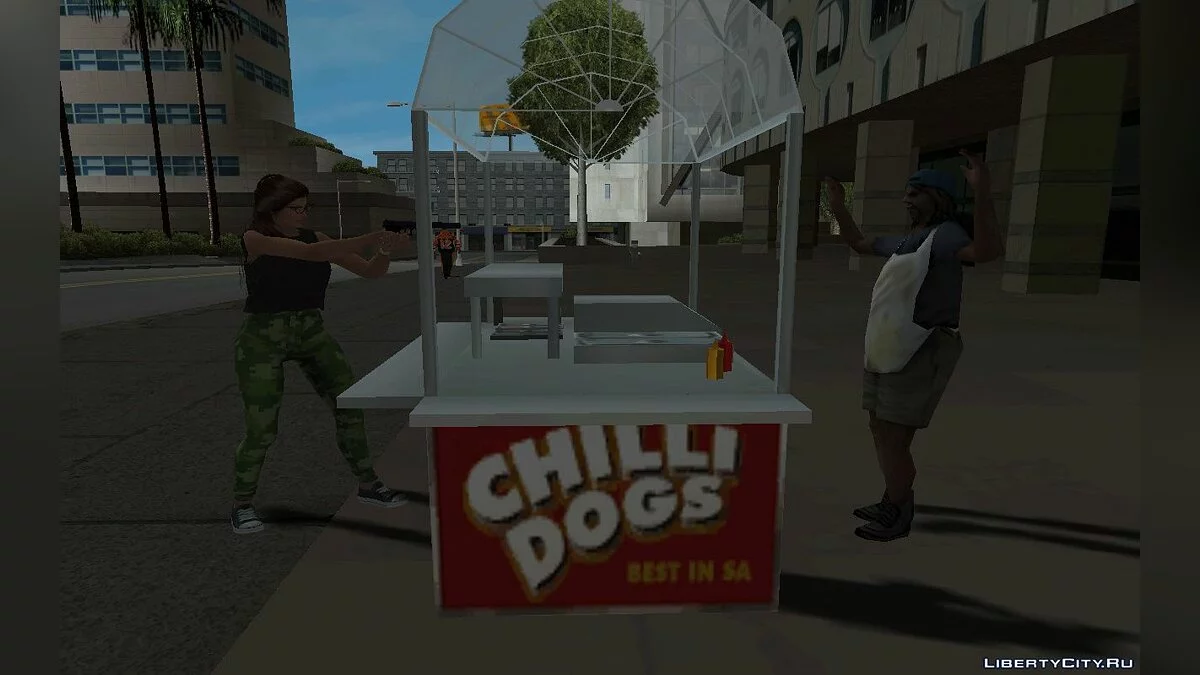 Лиза Хэмилтон из DOA в стильном повседневном наряде / GTA San Andreas