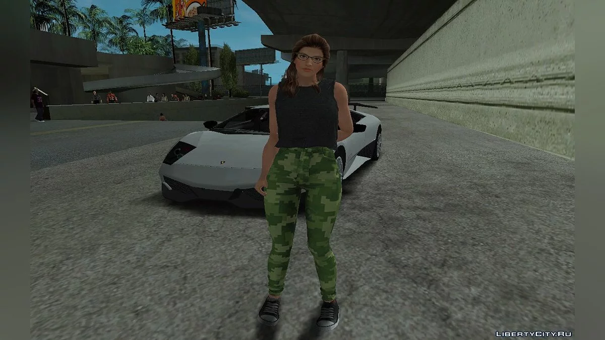 Лиза Хэмилтон из DOA в стильном повседневном наряде / GTA San Andreas