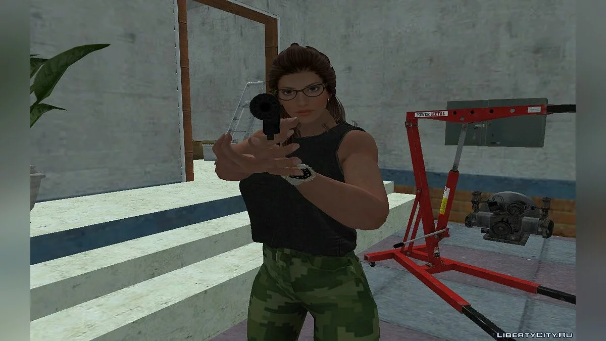 Лиза Хэмилтон из DOA в стильном повседневном наряде / GTA San Andreas