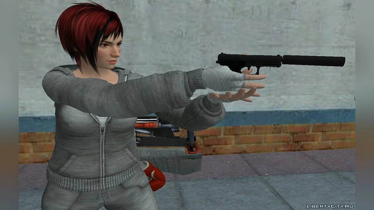 Mila de DOA5LR en costume / GTA San Andreas