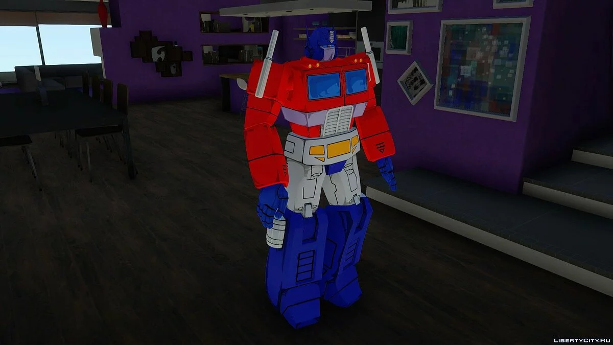 Optimus Prime from Transformers Devastation / GTA San Andreas