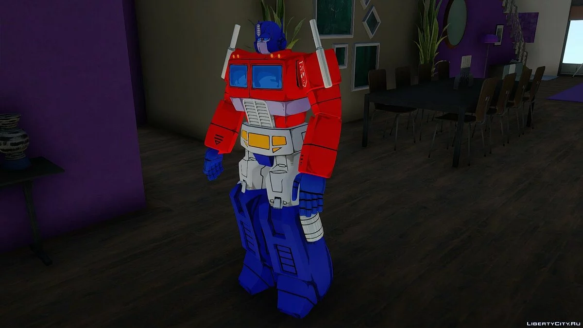 Optimus Prime from Transformers Devastation / GTA San Andreas