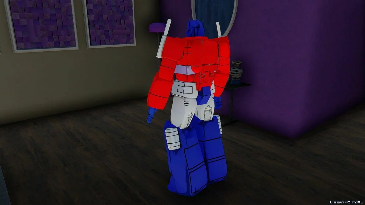 Optimus Prime from Transformers Devastation / GTA San Andreas