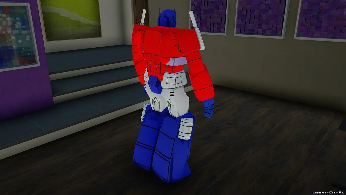 Optimus Prime from Transformers Devastation / GTA San Andreas