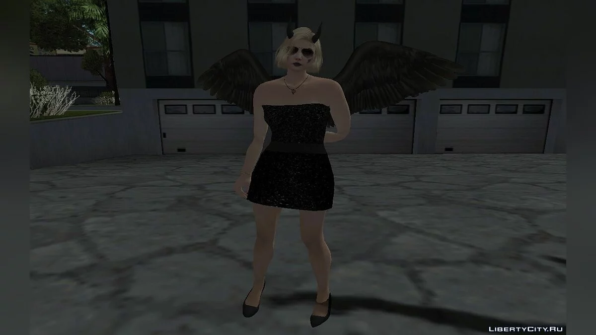 Skin aleatório de mulher loira do GTA Online (Halloween) / GTA San Andreas