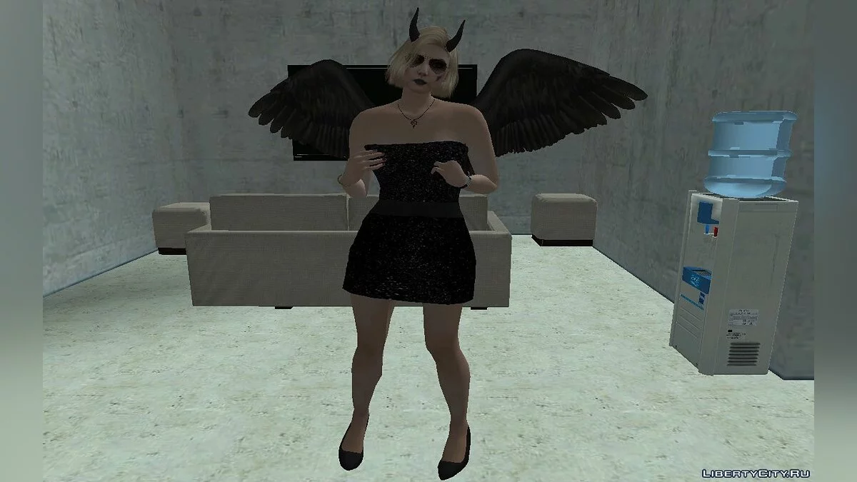 Skin aleatório de mulher loira do GTA Online (Halloween) / GTA San Andreas