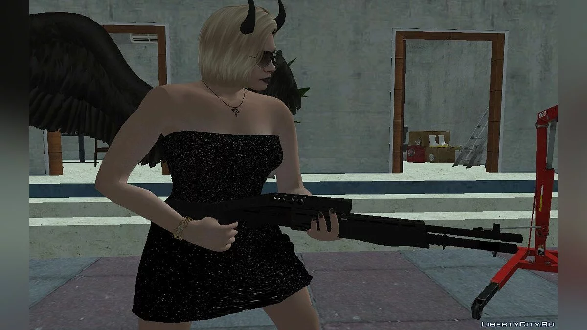 Skin aleatório de mulher loira do GTA Online (Halloween) / GTA San Andreas