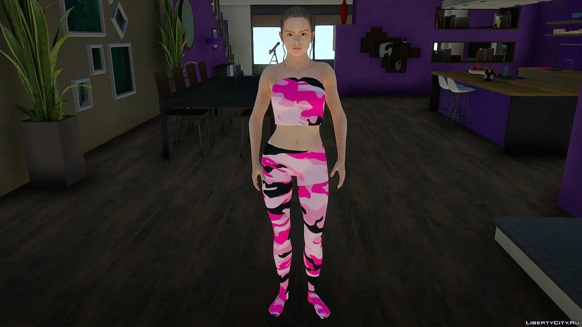 Rey Skywalker in Sportswear / GTA San Andreas