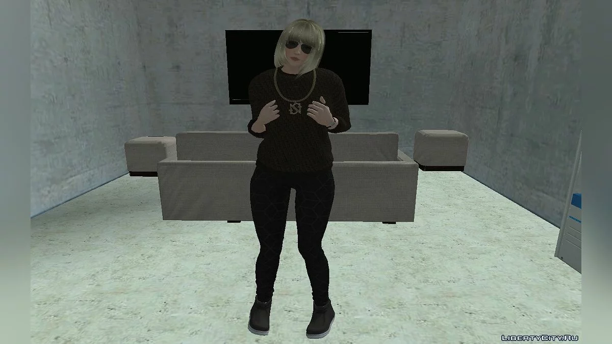 Сара Брайан из DOA в стильном повседневном наряде / GTA San Andreas