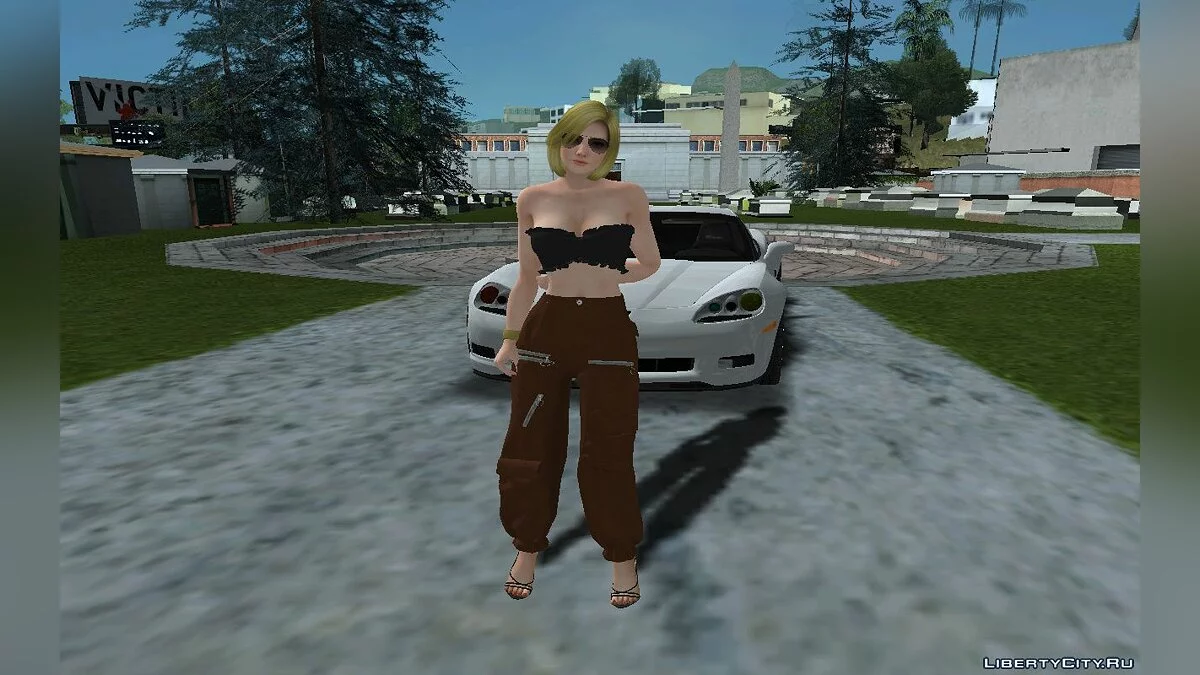 Тина Армстронг из DOA в стильном повседневном наряде / GTA San Andreas