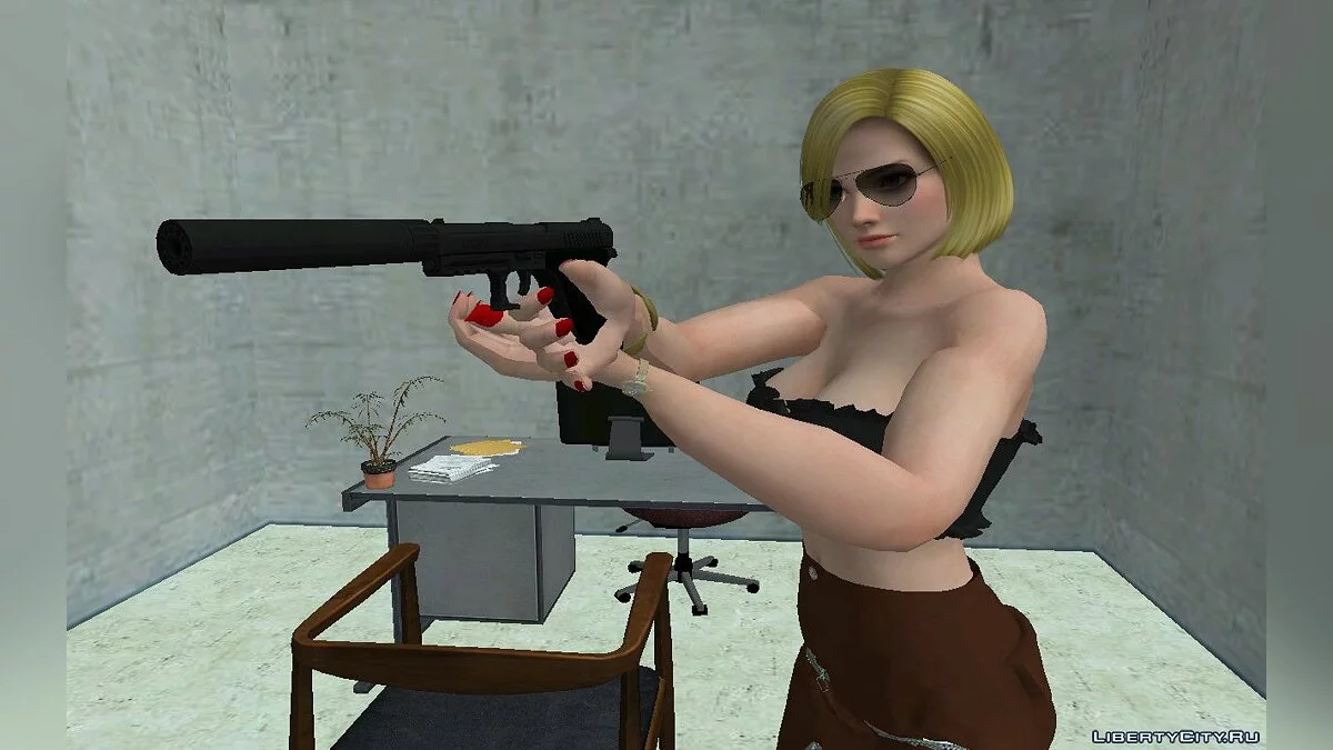 Тина Армстронг из DOA в стильном повседневном наряде / GTA San Andreas