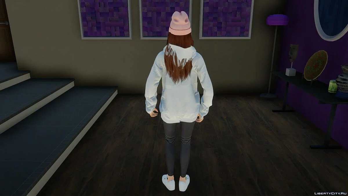 Asahi Fujioka dalam pakaian sehari-hari "Android & Pc" / GTA San Andreas