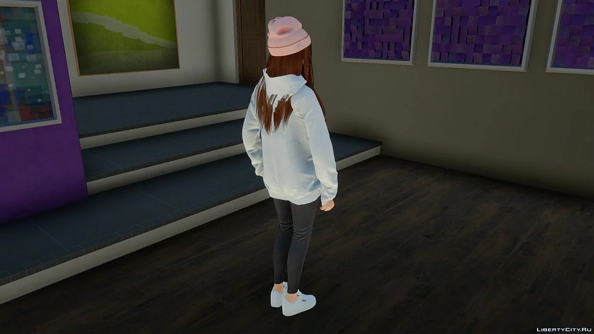 Asahi Fujioka dalam pakaian sehari-hari "Android & Pc" / GTA San Andreas
