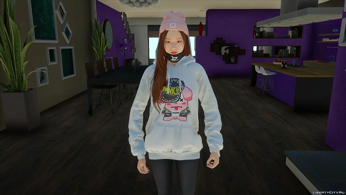 Asahi Fujioka dalam pakaian sehari-hari "Android & Pc" / GTA San Andreas