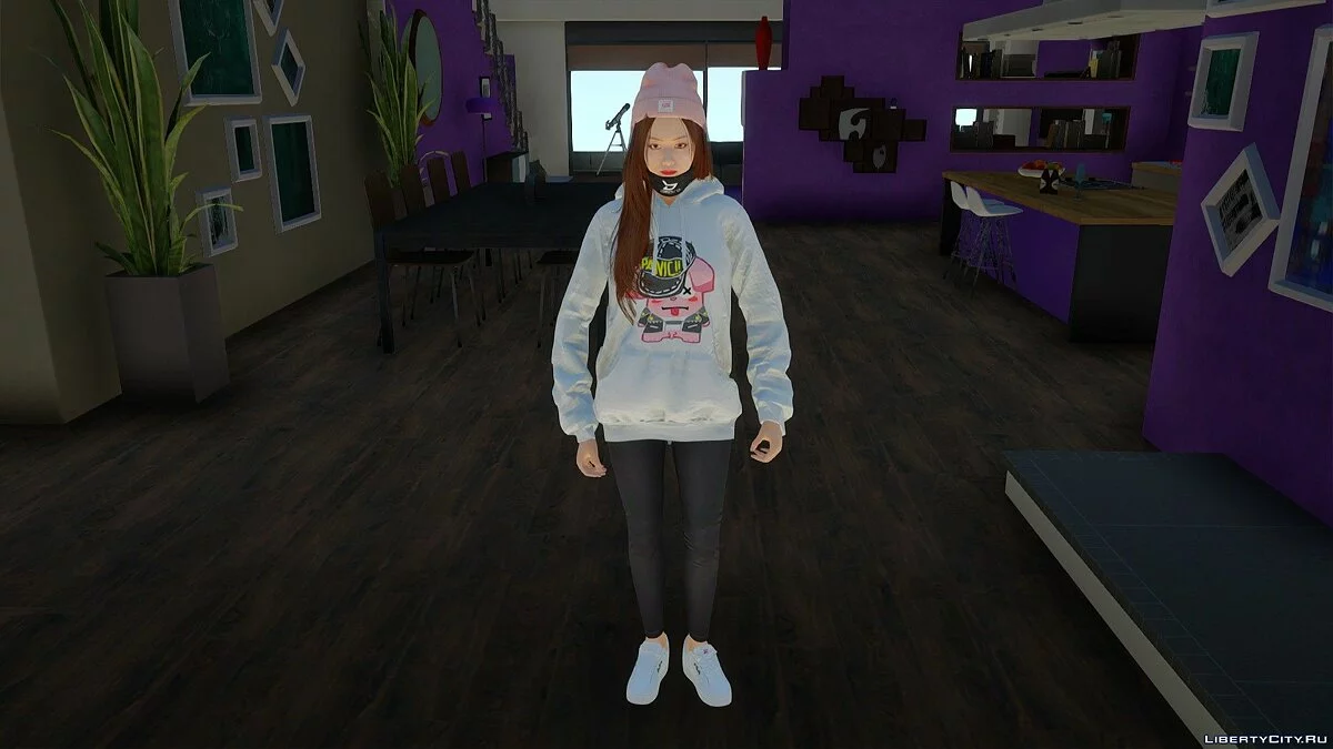 Asahi Fujioka dalam pakaian sehari-hari "Android & Pc" / GTA San Andreas