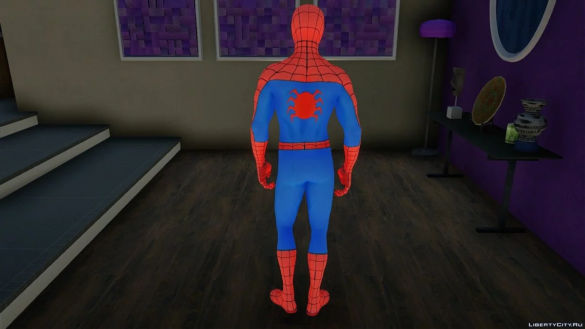 Spider-Man im klassischen Anzug PS4 Retextur / GTA San Andreas