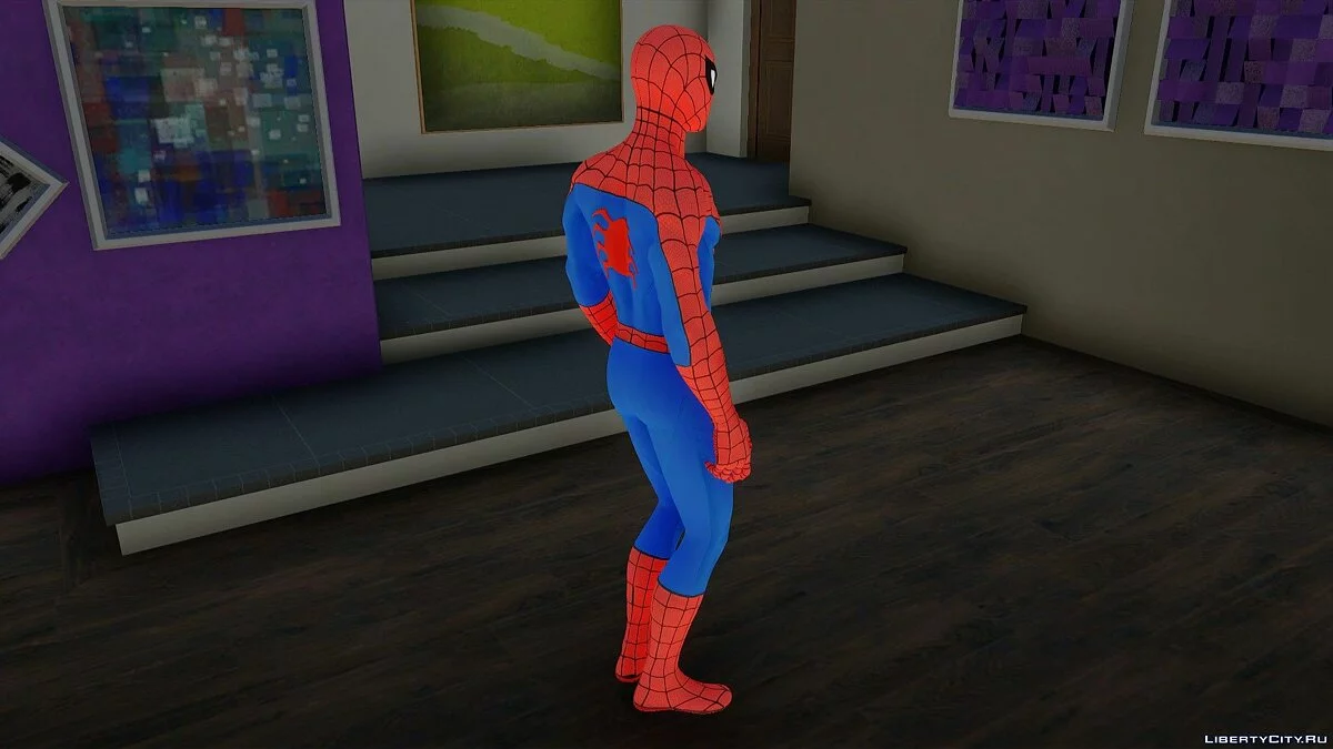 Spider-Man im klassischen Anzug PS4 Retextur / GTA San Andreas
