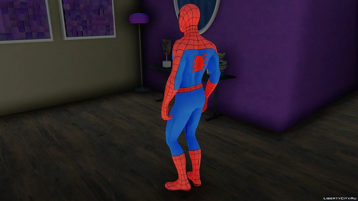 Spider-Man im klassischen Anzug PS4 Retextur / GTA San Andreas