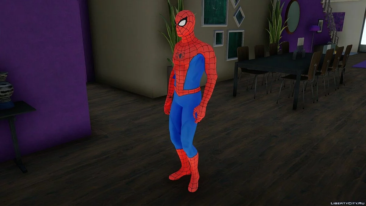 Spider-Man im klassischen Anzug PS4 Retextur / GTA San Andreas