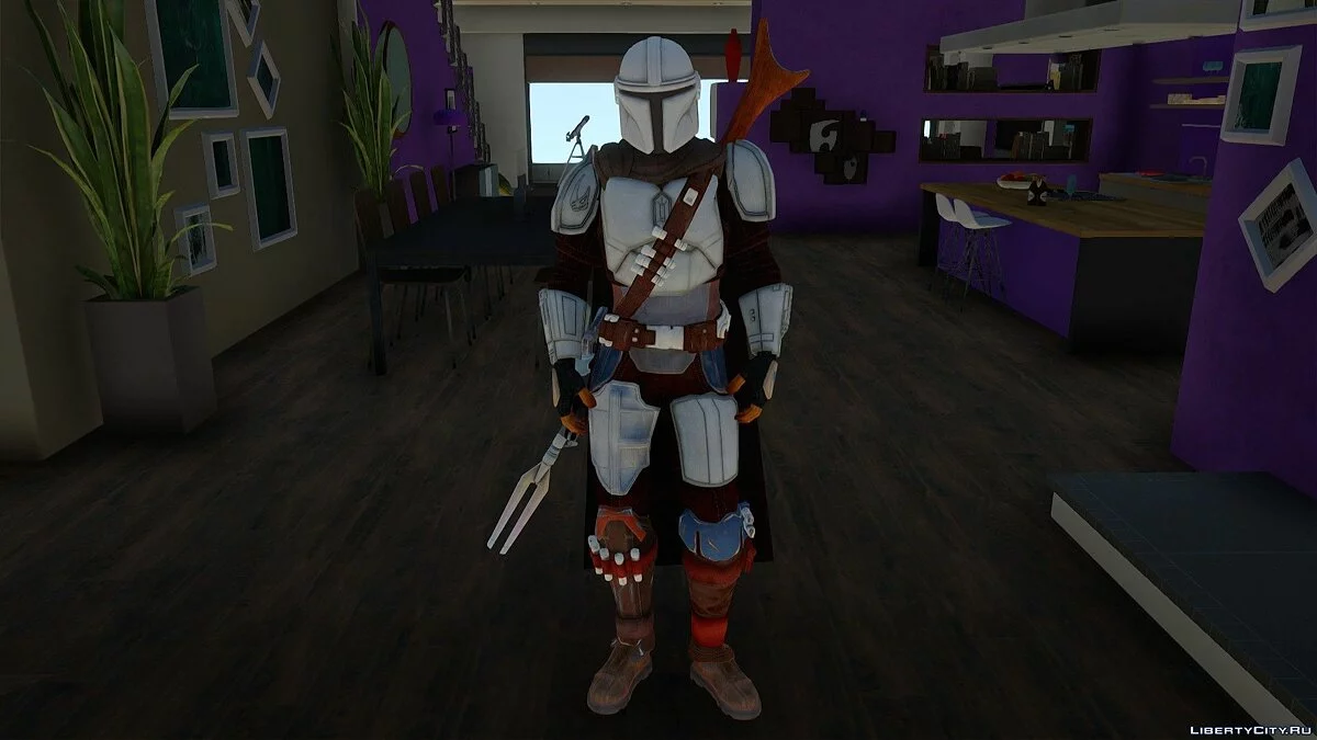 Din Djarin aus The Mandalorian / GTA San Andreas
