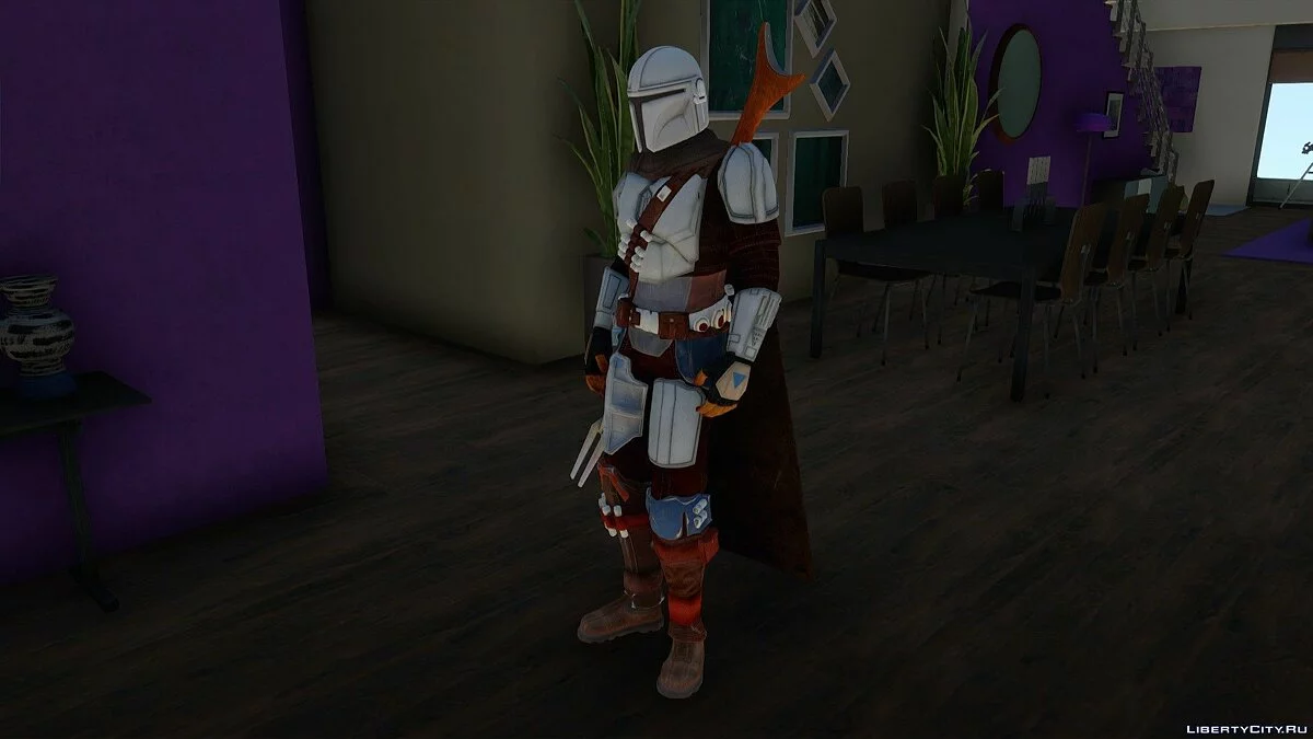 Din Djarin aus The Mandalorian / GTA San Andreas