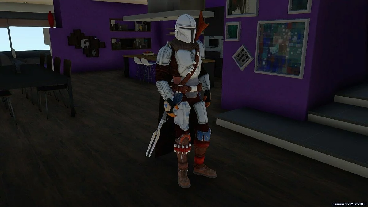 Din Djarin aus The Mandalorian / GTA San Andreas