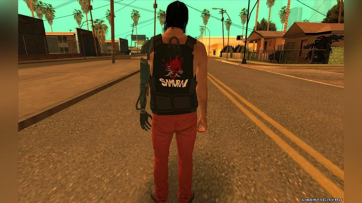 Johnny Silverhand de Cyberpunk 2077 / GTA San Andreas