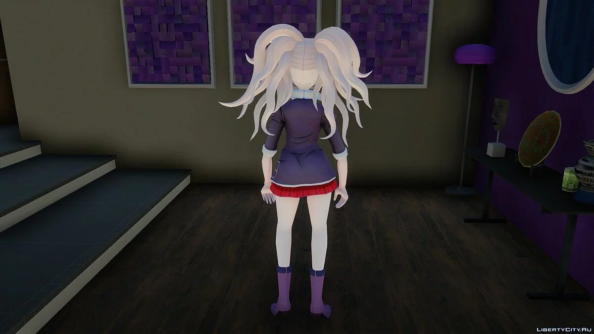 Junko Enoshima de Danganronpa / GTA San Andreas