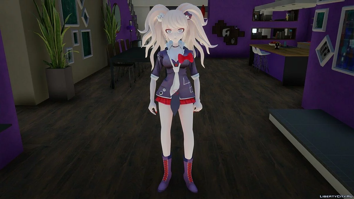 Junko Enoshima de Danganronpa / GTA San Andreas