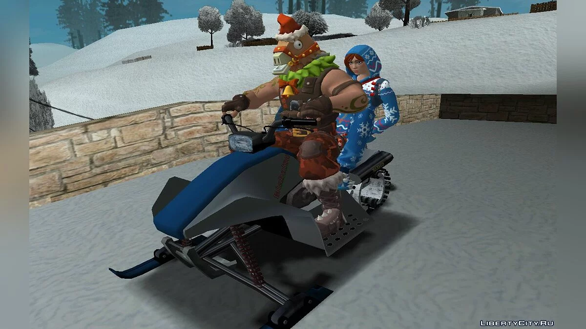 Fortnite 冬季军士 / GTA San Andreas